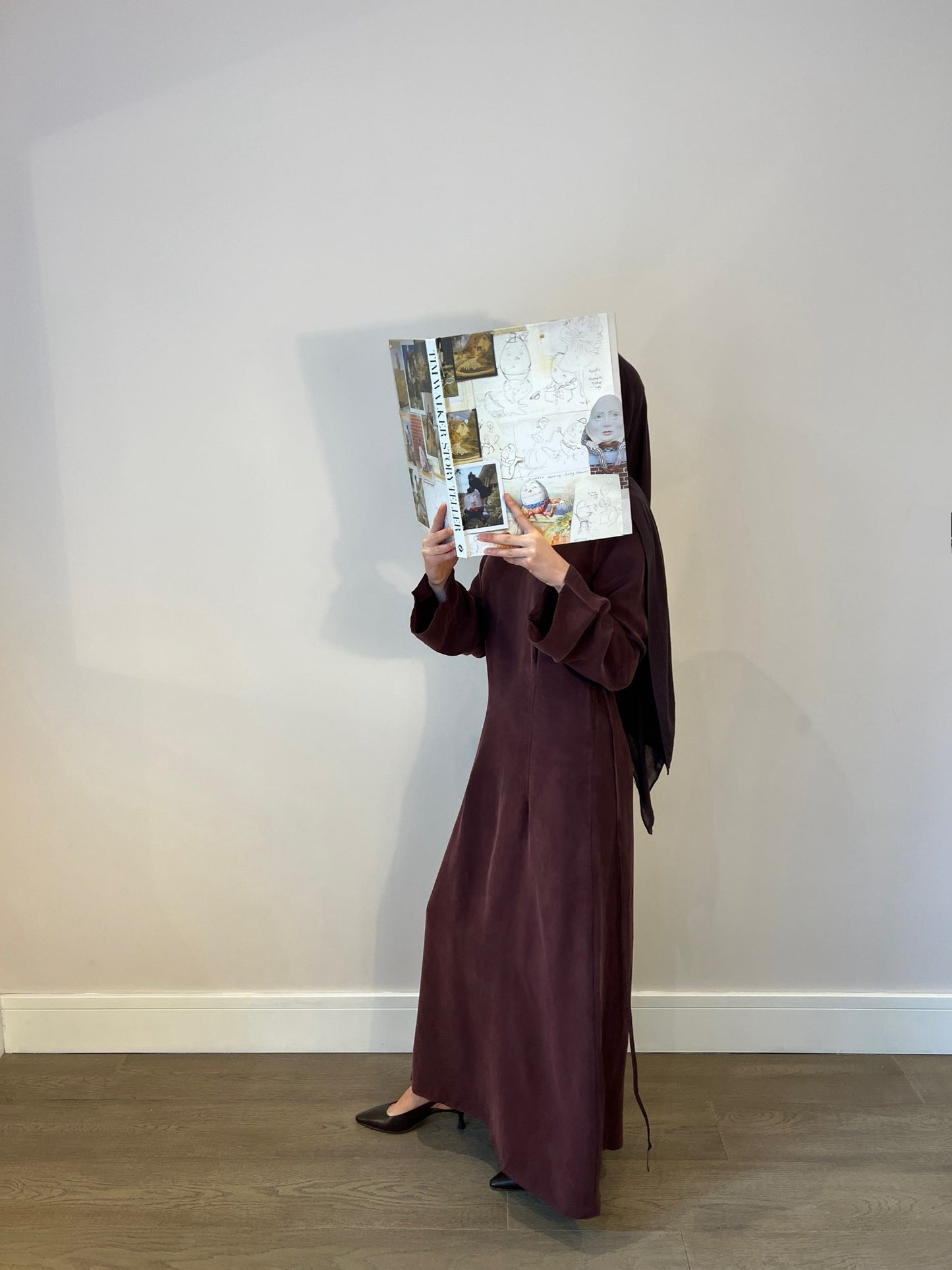 YARA DRESS IN MULBERRY